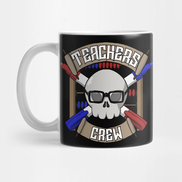 Teachers crew Jolly Roger pirate flag by RampArt